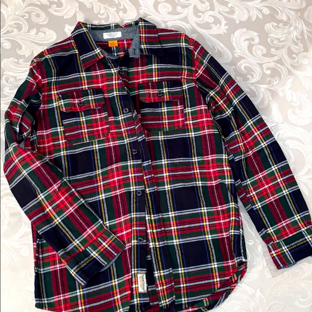 Plaid button up shirt